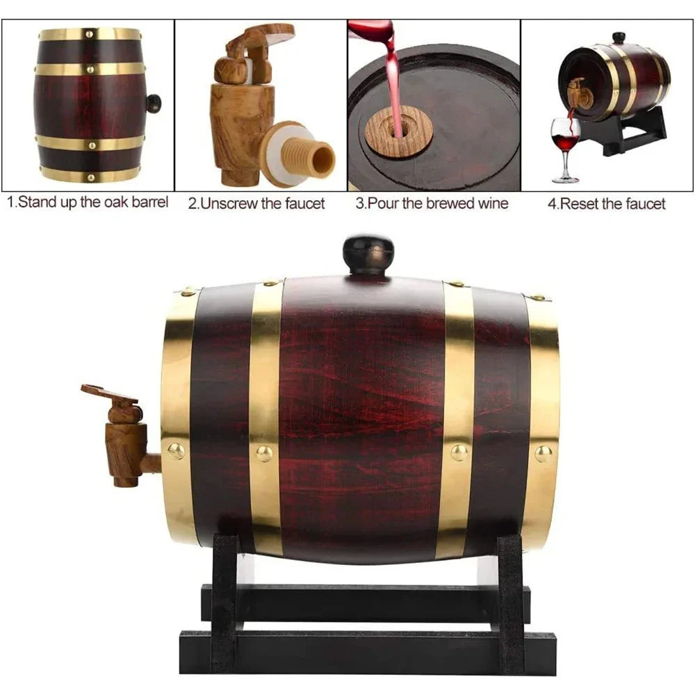 Vintage Wine and Bourbon Barrel