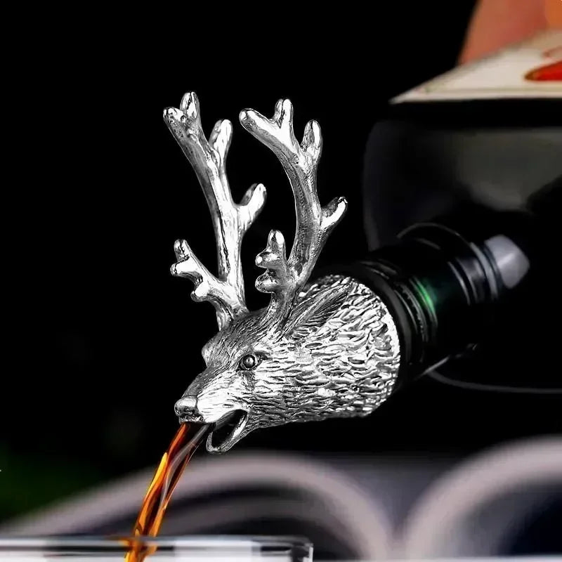 Elk Head Mouth Wine Spout